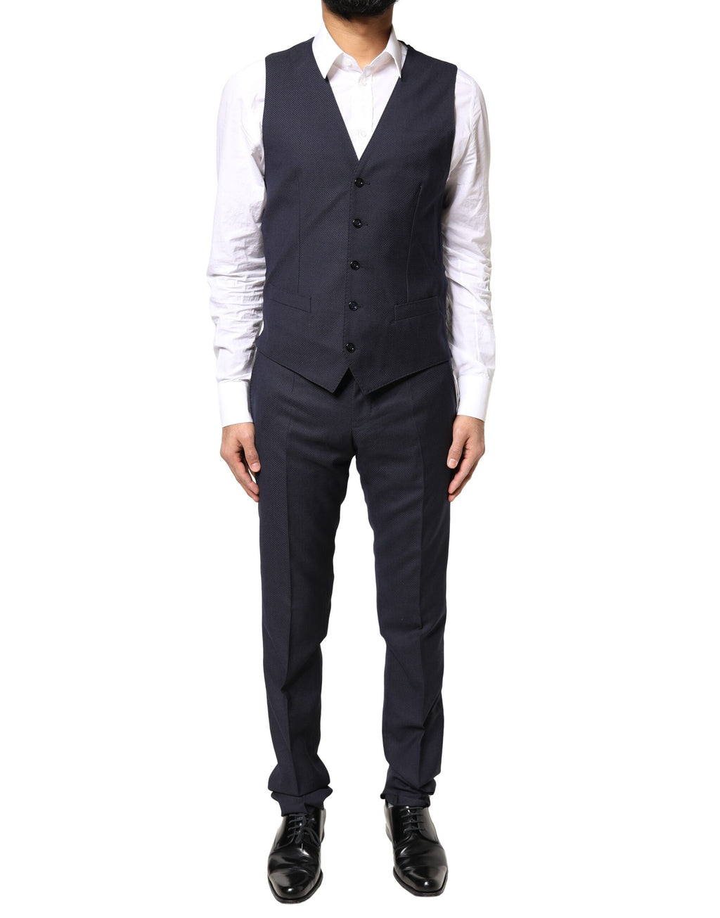 Dolce &amp; Gabbana Black Fantasy MARTINI 3 Piece Formal Suit