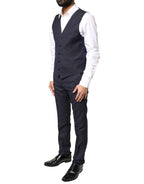 Dolce &amp; Gabbana Black Fantasy MARTINI 3 Piece Formal Suit