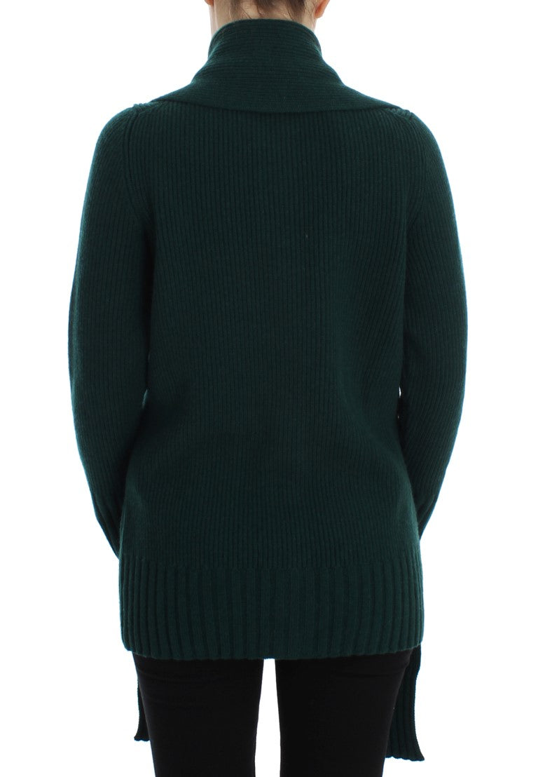 Dolce &amp; Gabbana Green Knitted Cashmere Cardigan
