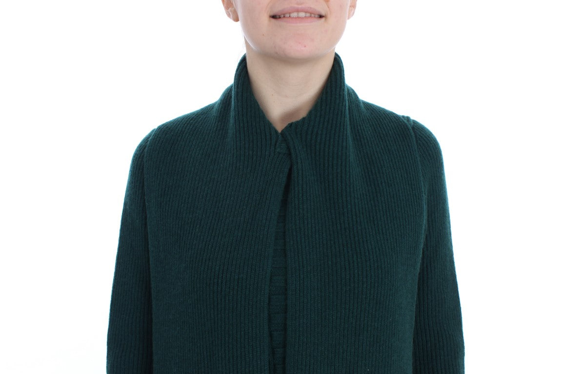 Dolce &amp; Gabbana Green Knitted Cashmere Cardigan