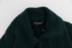 Dolce &amp; Gabbana Green Knitted Cashmere Cardigan