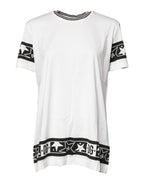 Dolce &amp; Gabbana White #DGMillennials Cotton Crewneck T-shirt