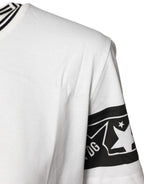 Dolce &amp; Gabbana White #DGMillennials Cotton Crewneck T-shirt