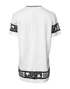 Dolce &amp; Gabbana White #DGMillennials Cotton Crewneck T-shirt
