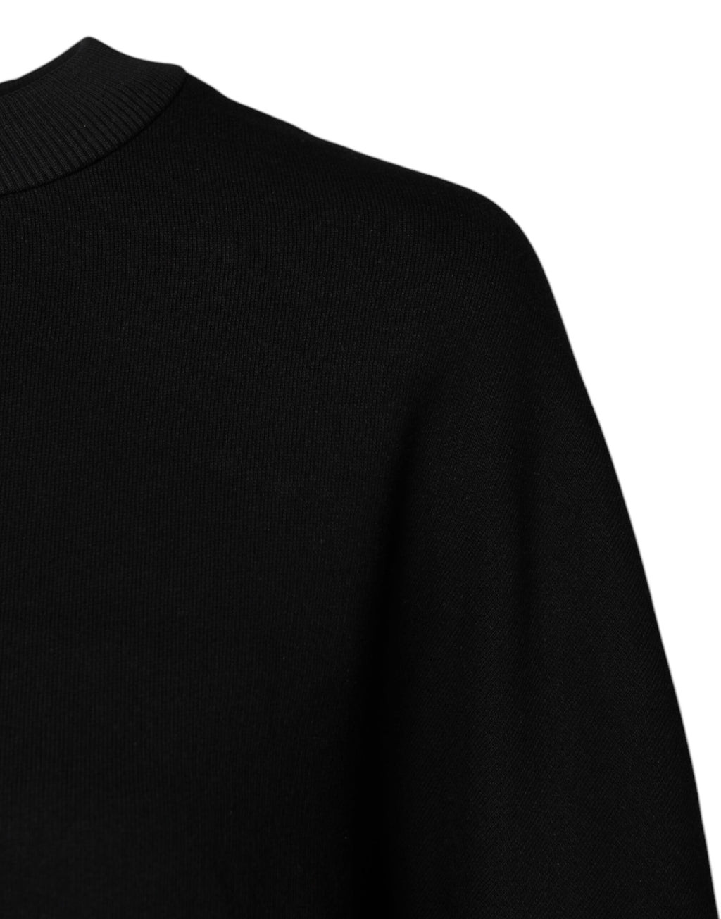 Dolce &amp; Gabbana Black Cotton Crew Neck Sweatshirt Sweater