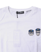 Dolce &amp; Gabbana White #DGFamily Cotton Crew Neck T-shirt
