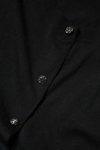 Dolce &amp; Gabbana Black Button Down Short Sleeve Blouse Top