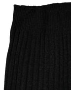 Dolce & Gabbana Black Cashmere Knitted Neck Warmer Foulard Scarf