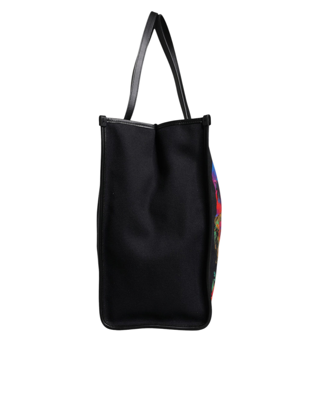 Dolce &amp; Gabbana Multicolor Graphic Printed Top Handle Shopping Tote Bag
