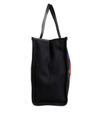 Dolce &amp; Gabbana Multicolor Graphic Printed Top Handle Shopping Tote Bag