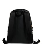 Dolce & Gabbana Black DG Leather Logo Print Travel Back Pack Bag