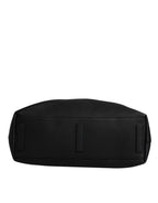 Dolce & Gabbana Black Calfskin Leather Hand Shoulder Duffle Bag