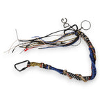 Dolce &amp; Gabbana Multicolor Braided Rope Logo Bag Shoulder Strap