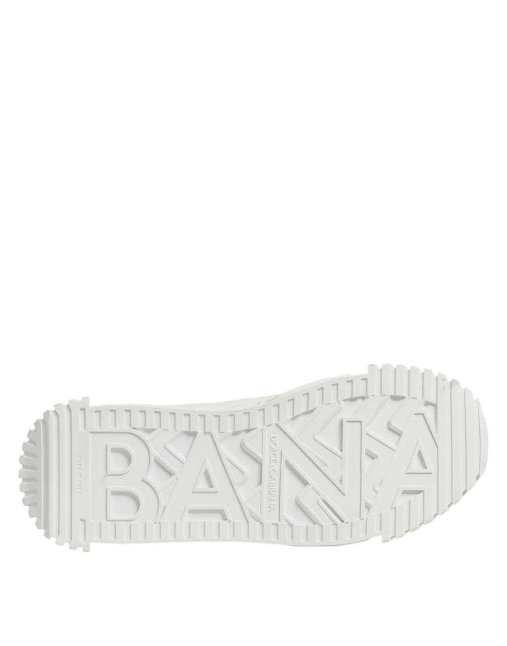 Dolce &amp; Gabbana White Leather Low Top NS1 Sneakers Shoes