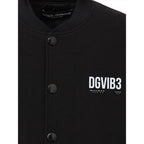 Dolce & Gabbana Black Viscose Jackets & Coat