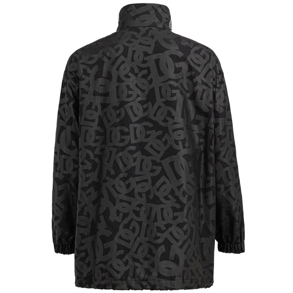Dolce &amp; Gabbana Black Polyester Jackets &amp; Coat