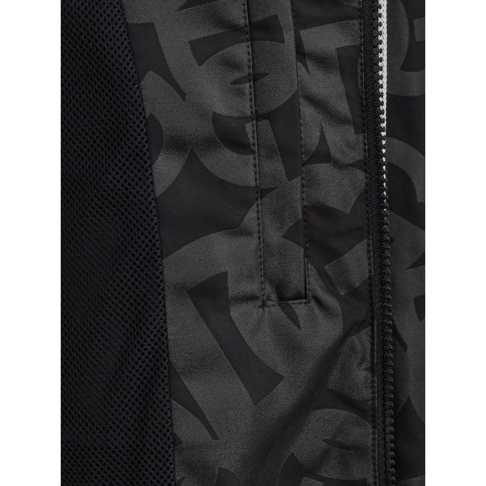 Dolce &amp; Gabbana Black Polyester Jackets &amp; Coat