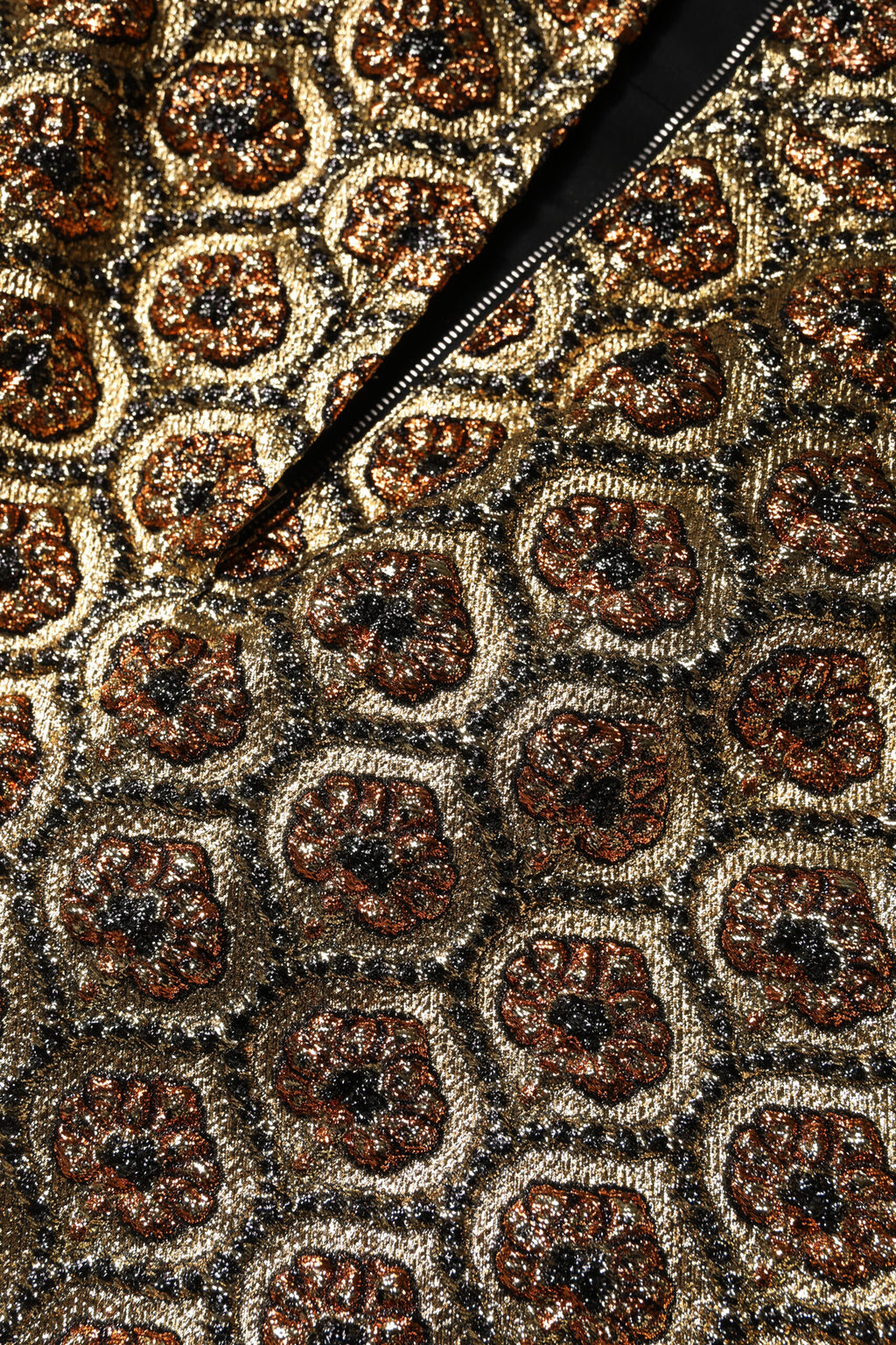 Dolce &amp; Gabbana Brown Polyester Brocade A-line Mini Skirt