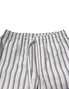 Dolce &amp; Gabbana White Black Stripes Cotton Men Pajama Set Sleepwear