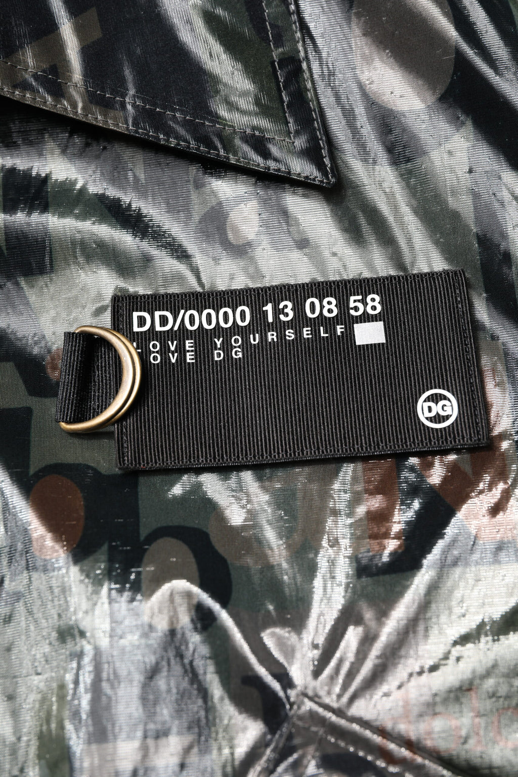 Dolce &amp; Gabbana Green DG Logo Print Bomber Full Zip Jacket