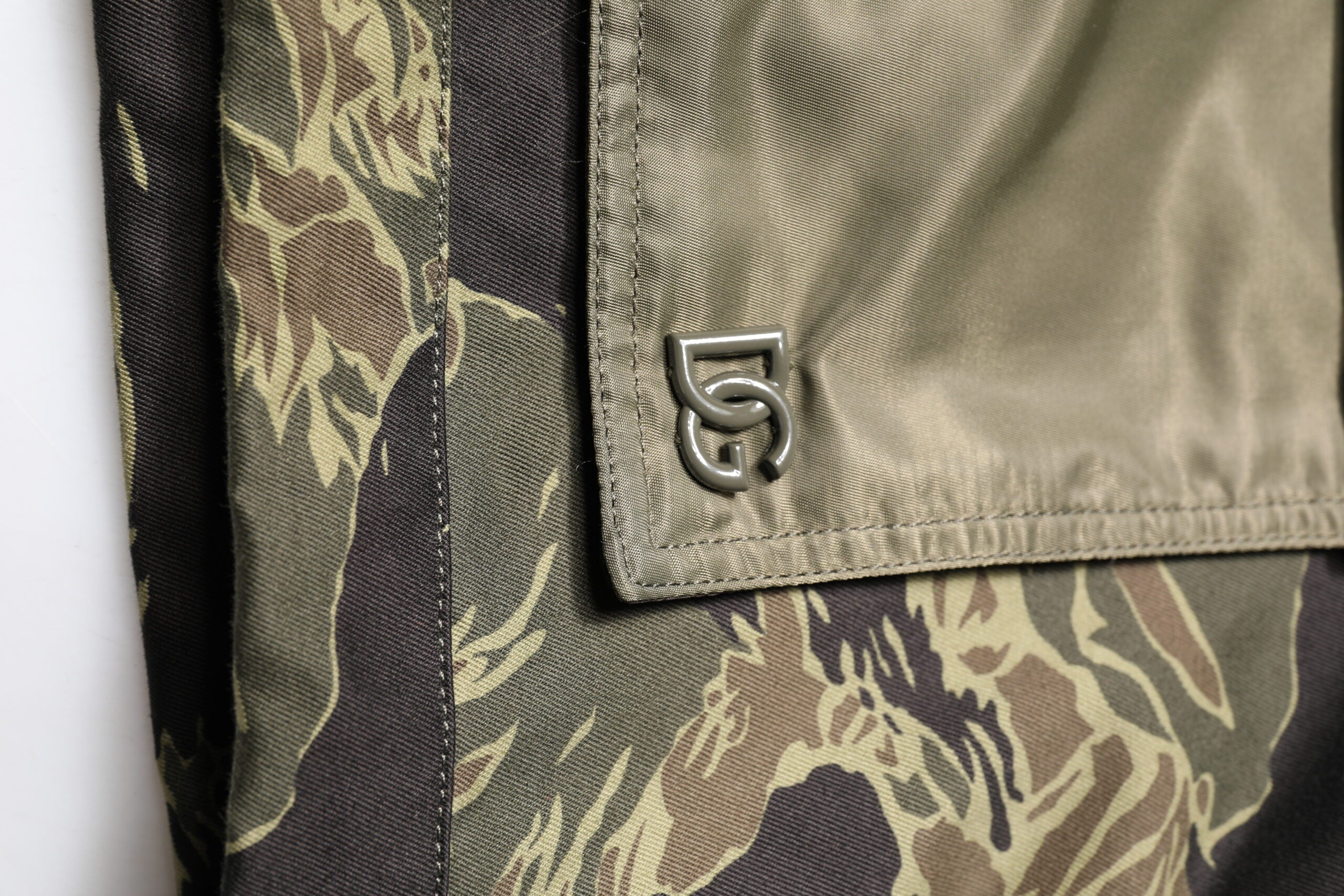 Dolce &amp; Gabbana Multicolor Camouflage Cotton Bomber Jacket