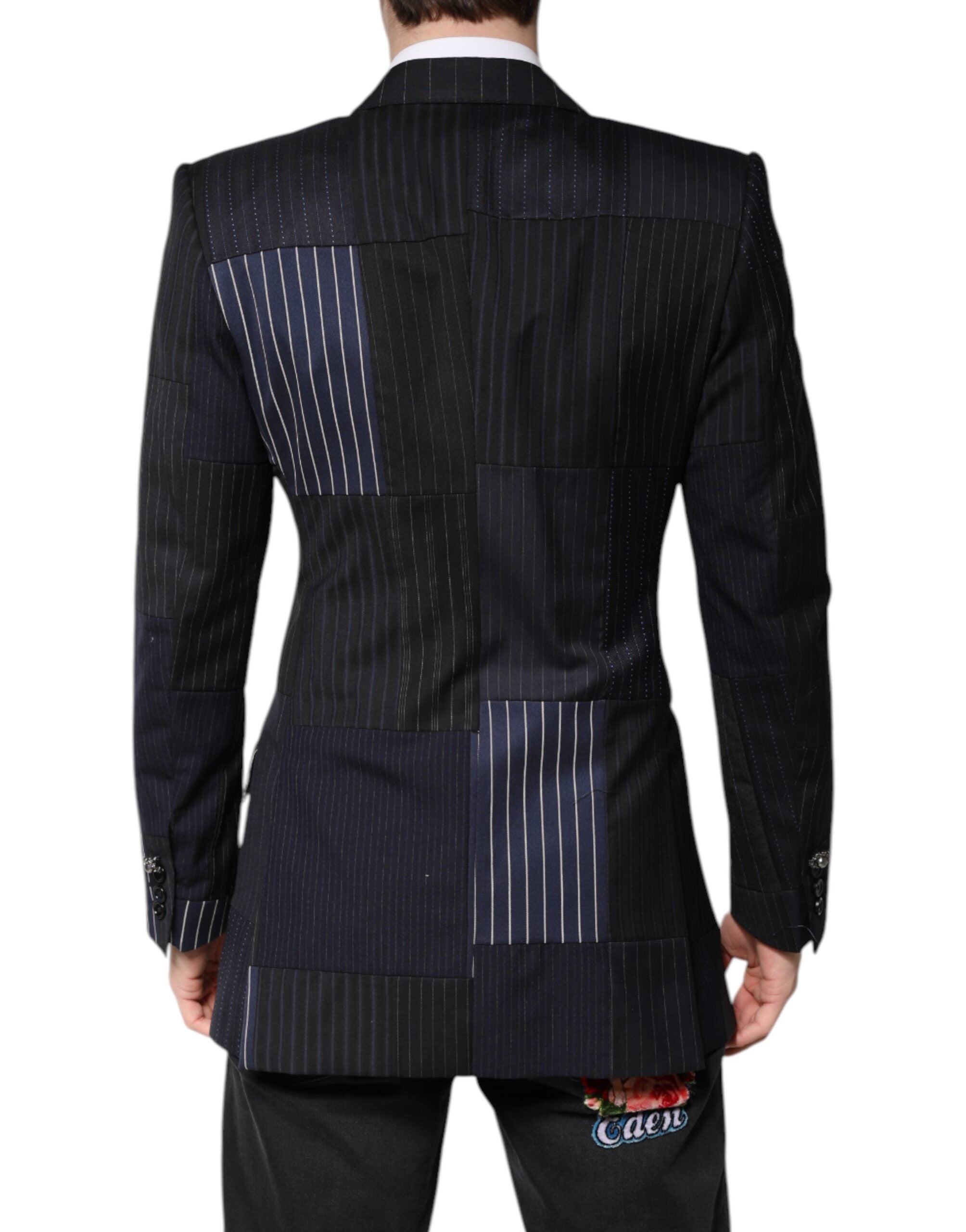 Dolce &amp; Gabbana Multicolor Patchwork Jacket Coat Suit Blazer