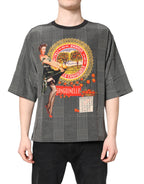 Dolce &amp; Gabbana Black White Graphic Print Short Sleeve T-shirt