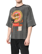 Dolce &amp; Gabbana Black White Graphic Print Short Sleeve T-shirt