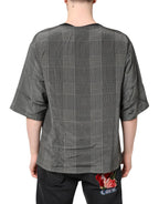 Dolce &amp; Gabbana Black White Graphic Print Short Sleeve T-shirt