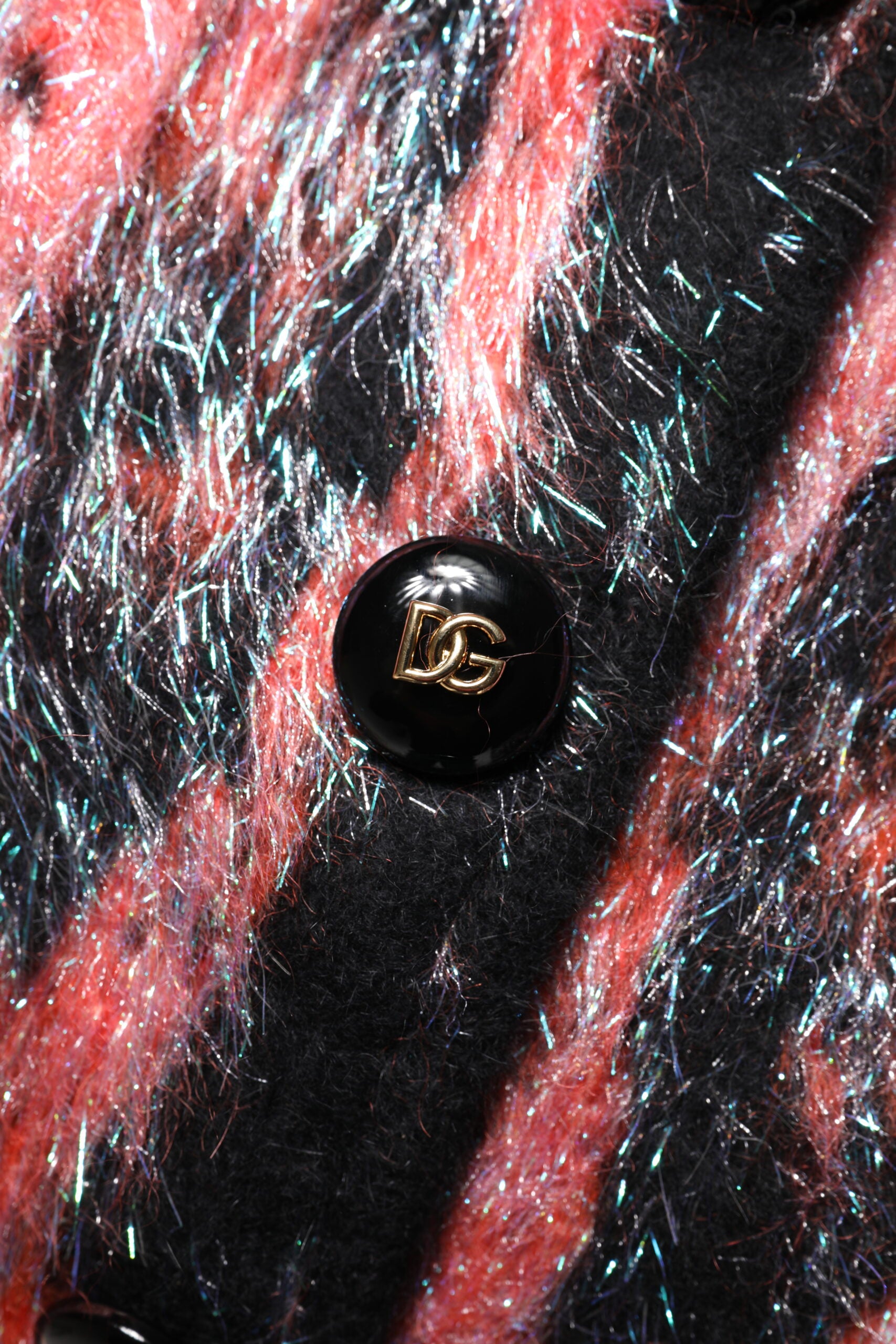 Dolce &amp; Gabbana Red Mohair Wool Button Down Cardigan Sweater