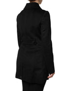 Dolce & Gabbana Black Wool Sartoria Italiano Blazer Jacket