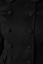 Dolce & Gabbana Black Wool Sartoria Italiano Blazer Jacket