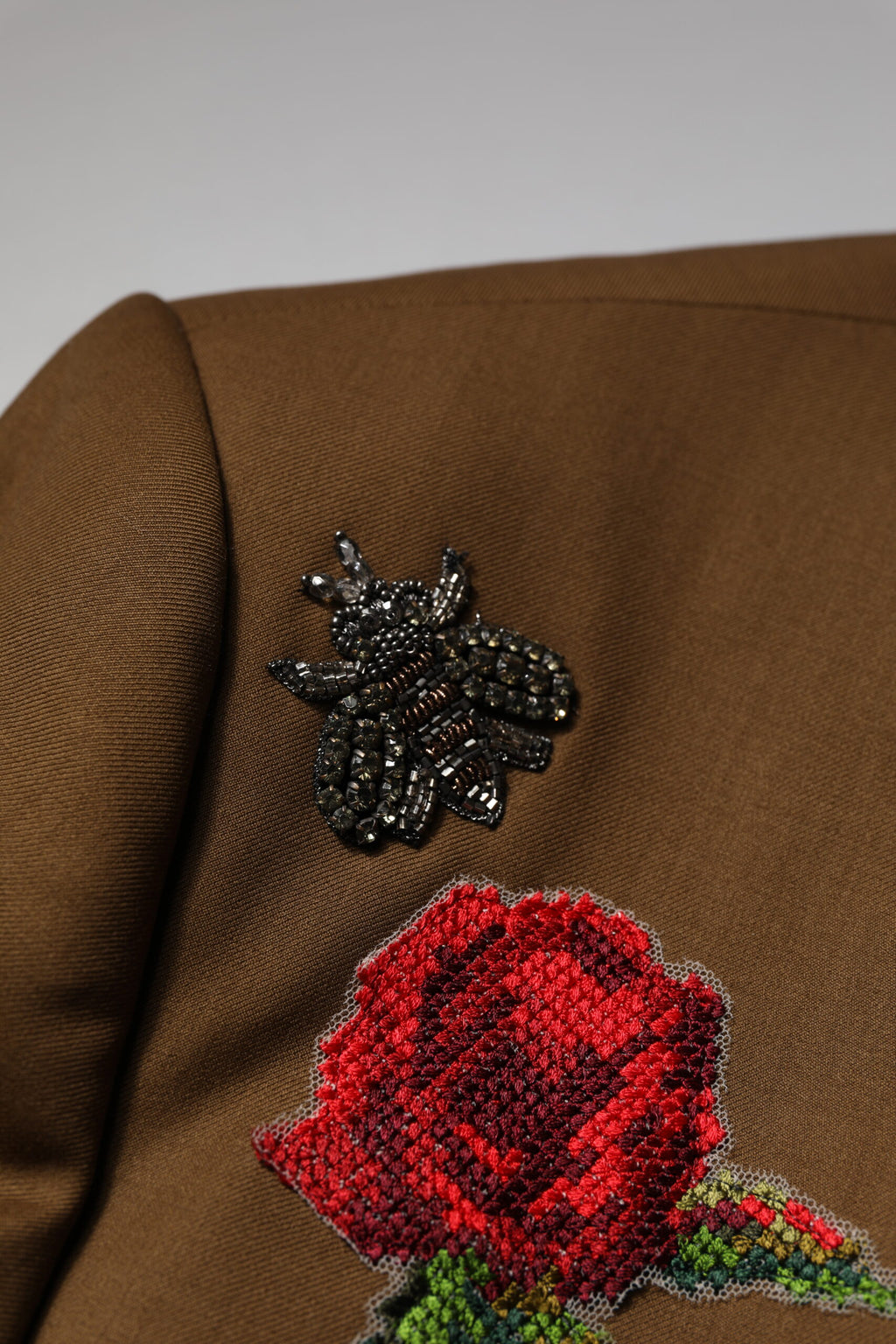 Dolce &amp; Gabbana Brown MARTINI Single Breasted Coat Blazer