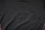 Dolce & Gabbana Black Embroidered Crew Neck Pullover Sweater