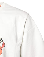 Dolce & Gabbana White LOVE & PEACE Print Crew Neck T-shirt