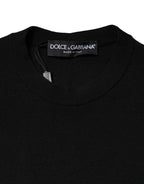 Dolce &amp; Gabbana Black Long Sleeves Bodycon Sheath Dress