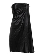 Dolce &amp; Gabbana Black Strapless Sheath A-line Mini Dress