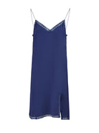 Gucci Blue Viscose and Cotton Mid Long Dress