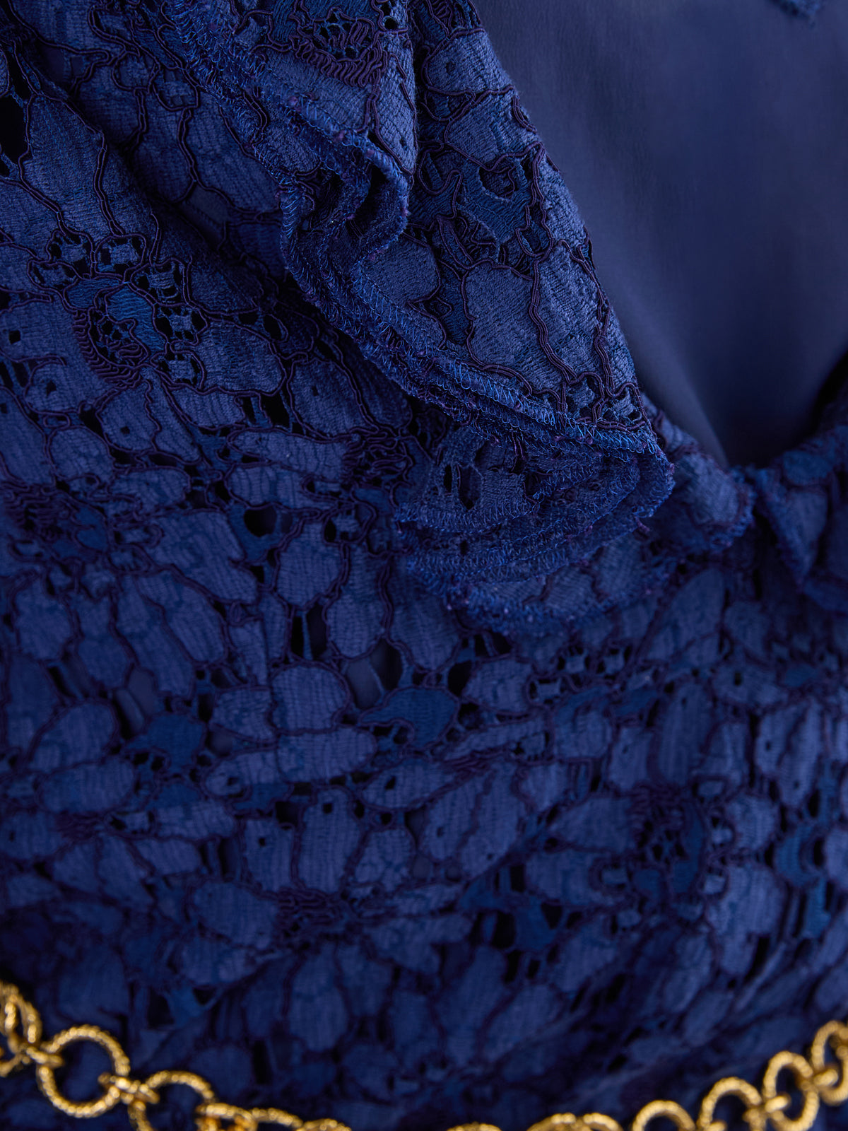 Gucci Blue Viscose and Cotton Mid Long Dress