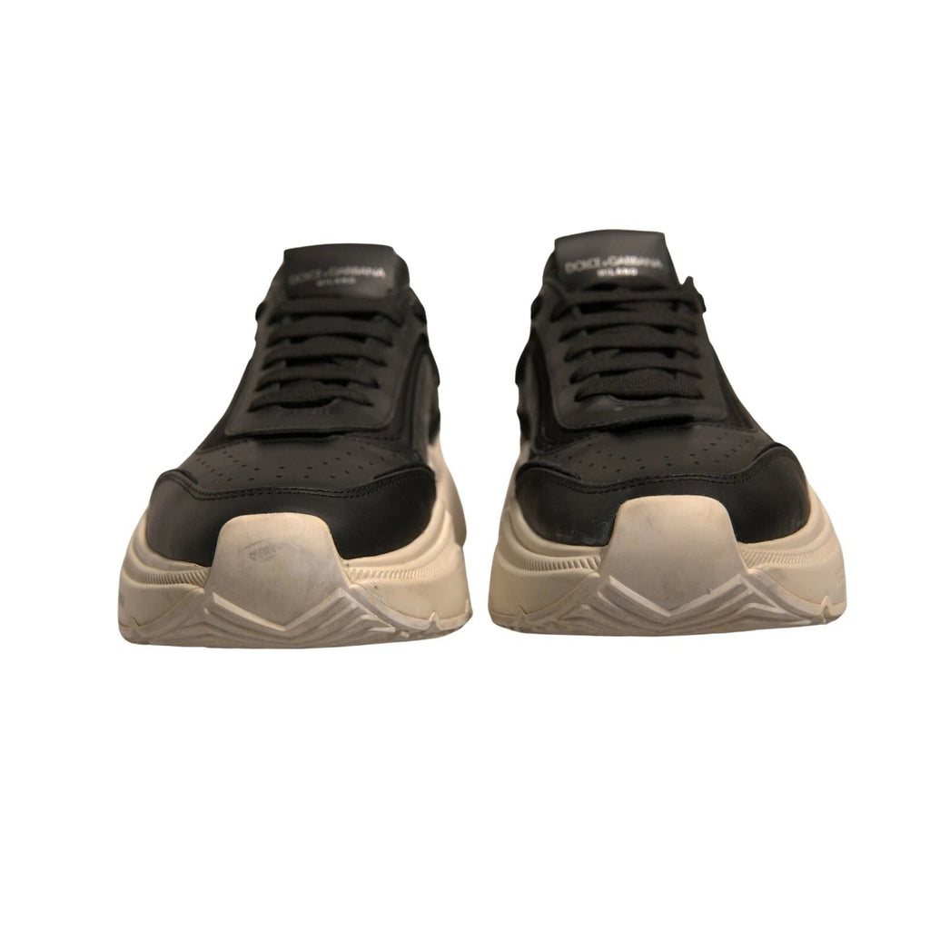 Dolce &amp; Gabbana Black White Daymaster Low Top Sneakers Shoes