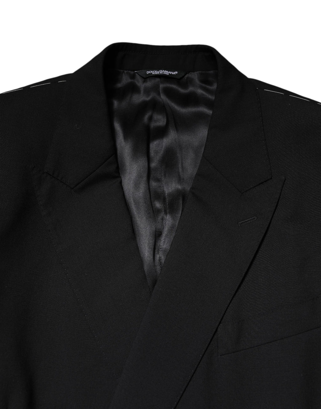 Dolce &amp; Gabbana Black MARTINI Double Breasted Suit Jacket
