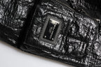 Dolce &amp; Gabbana Black Logo Plaque Bomber Full Zipper Jacket