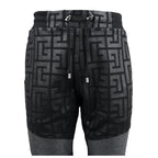 Balmain Black Cotton Men Jogging Pant