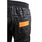 Balmain Black Cotton Men Jogging Pant