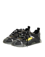 Dolce &amp; Gabbana Multicolor Lace Up Low Top NS1 Sneakers Shoes