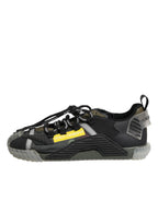 Dolce &amp; Gabbana Multicolor Lace Up Low Top NS1 Sneakers Shoes