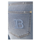 Balmain Blue Cotton Women's Jeans