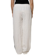 Dolce &amp; Gabbana White Jogger Sweatpants Pants
