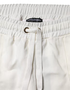 Dolce &amp; Gabbana White Jogger Sweatpants Pants