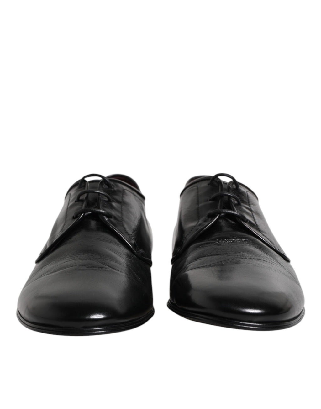 Dolce &amp; Gabbana Black Leather Lace Up Derby Dress Formal Shoes